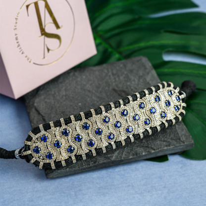 Ginni Blue Sapphire  and Diamond Bracelet