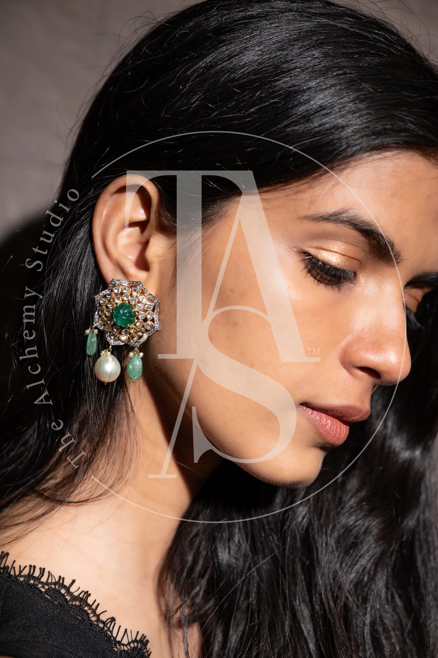 Tamira Uncut Diamond Earrings