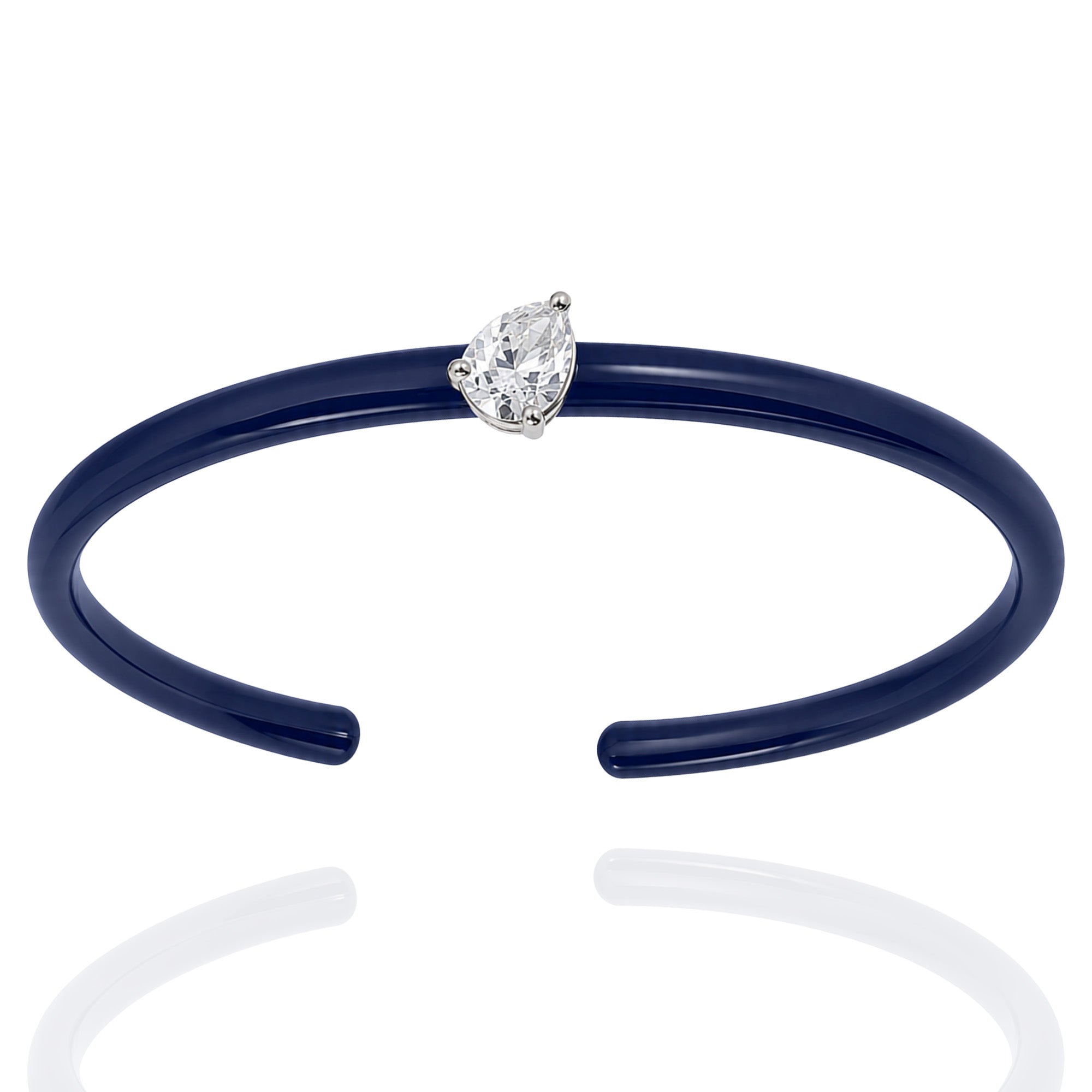 Deep Arc Diamond Bangle