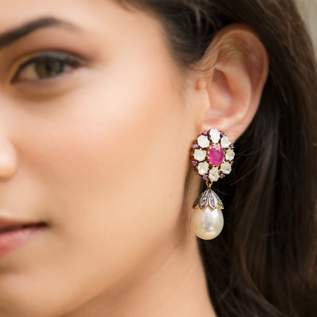 TAS Signature Ruby Earrings