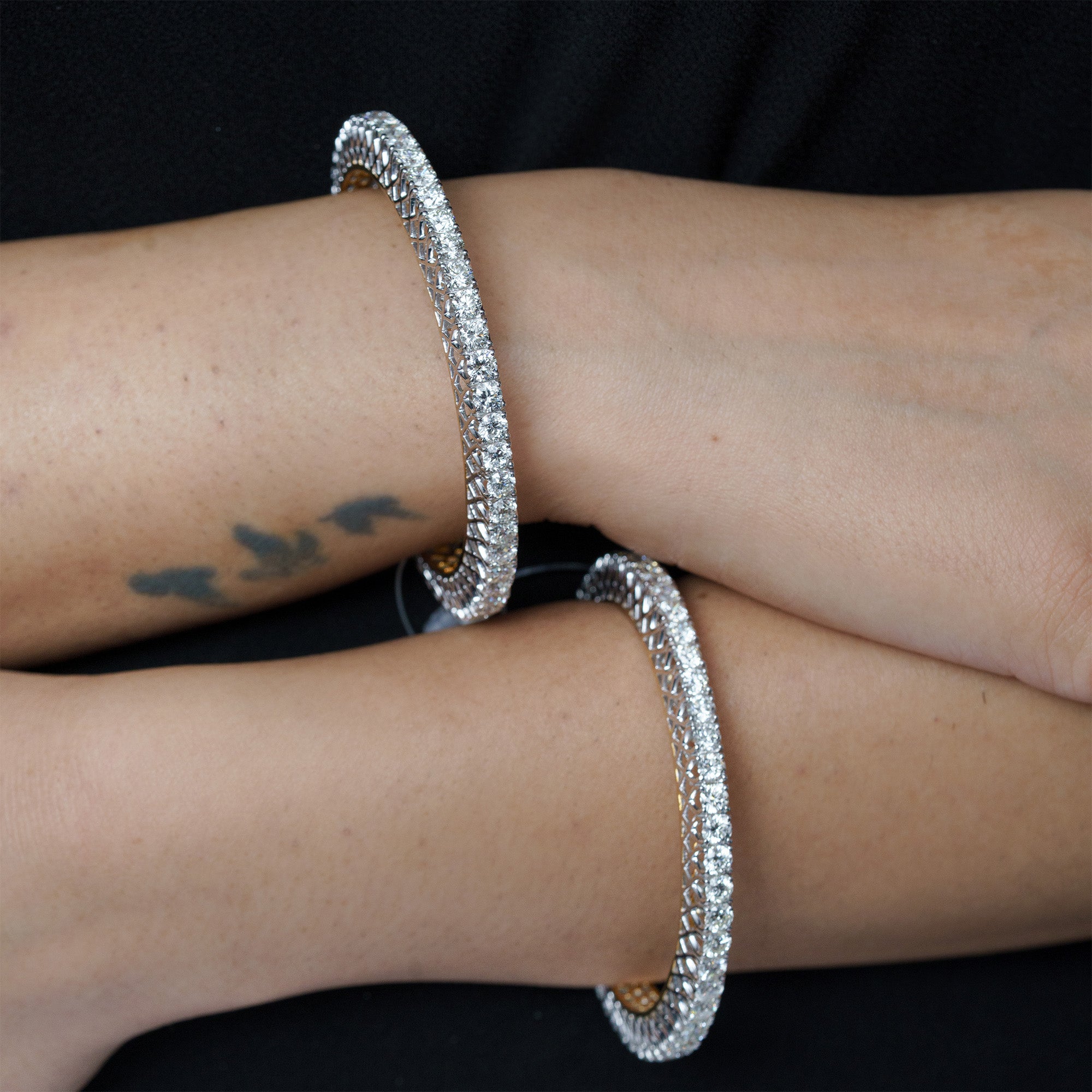 Kimora 50 Cent Round Classic Lab Diamond Bracelet