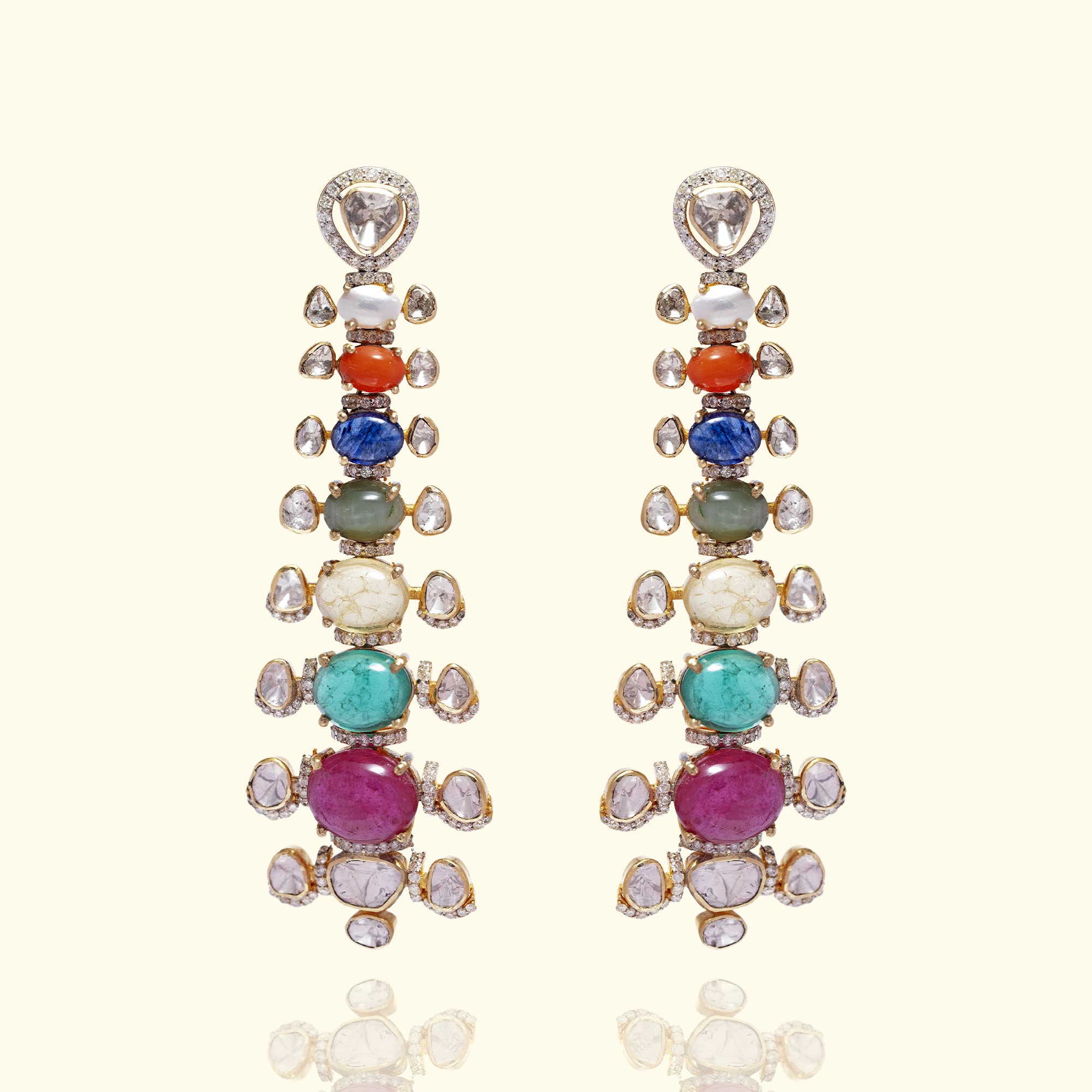Nava Polki Earrings
