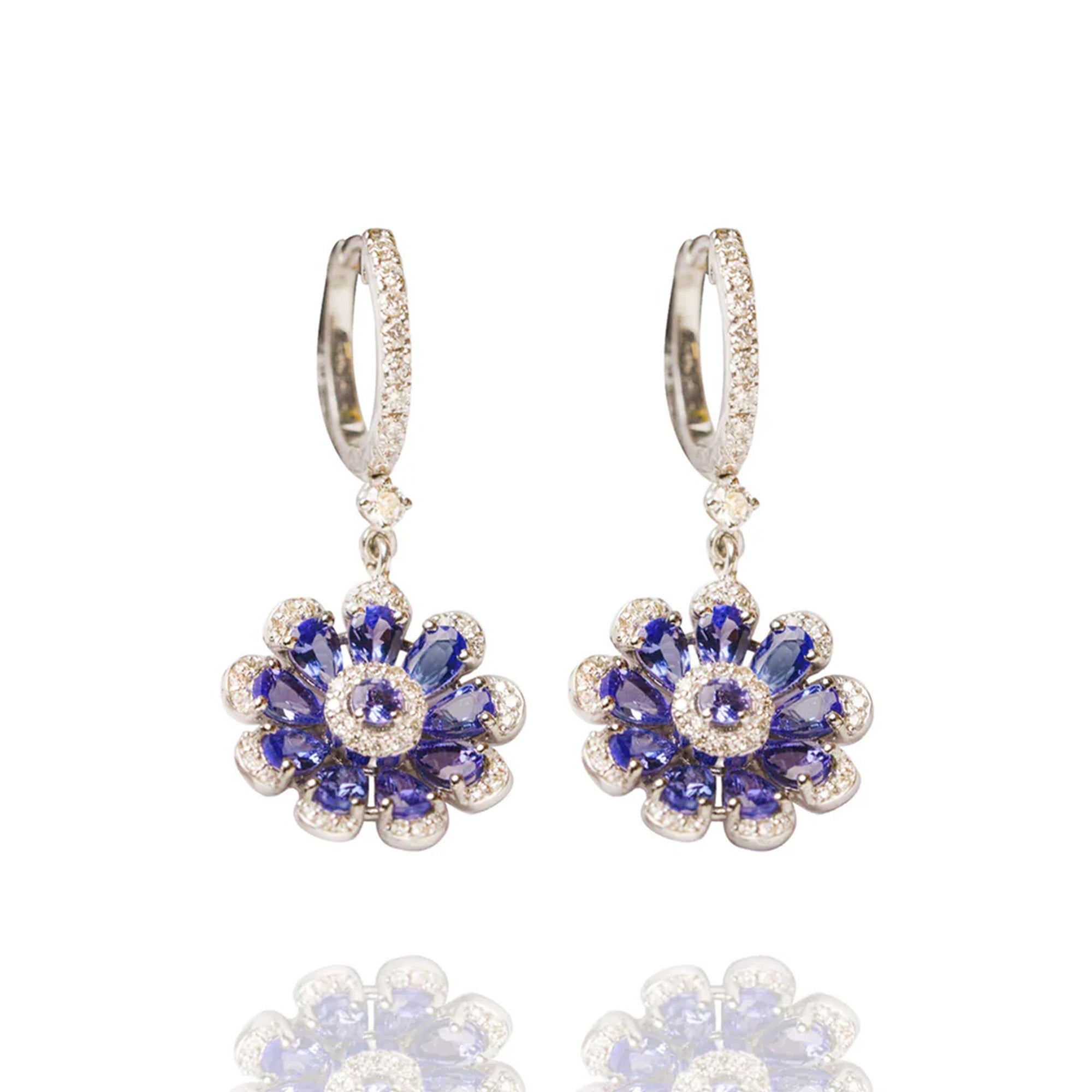 Fiora Diamond Tanzanite Earrings