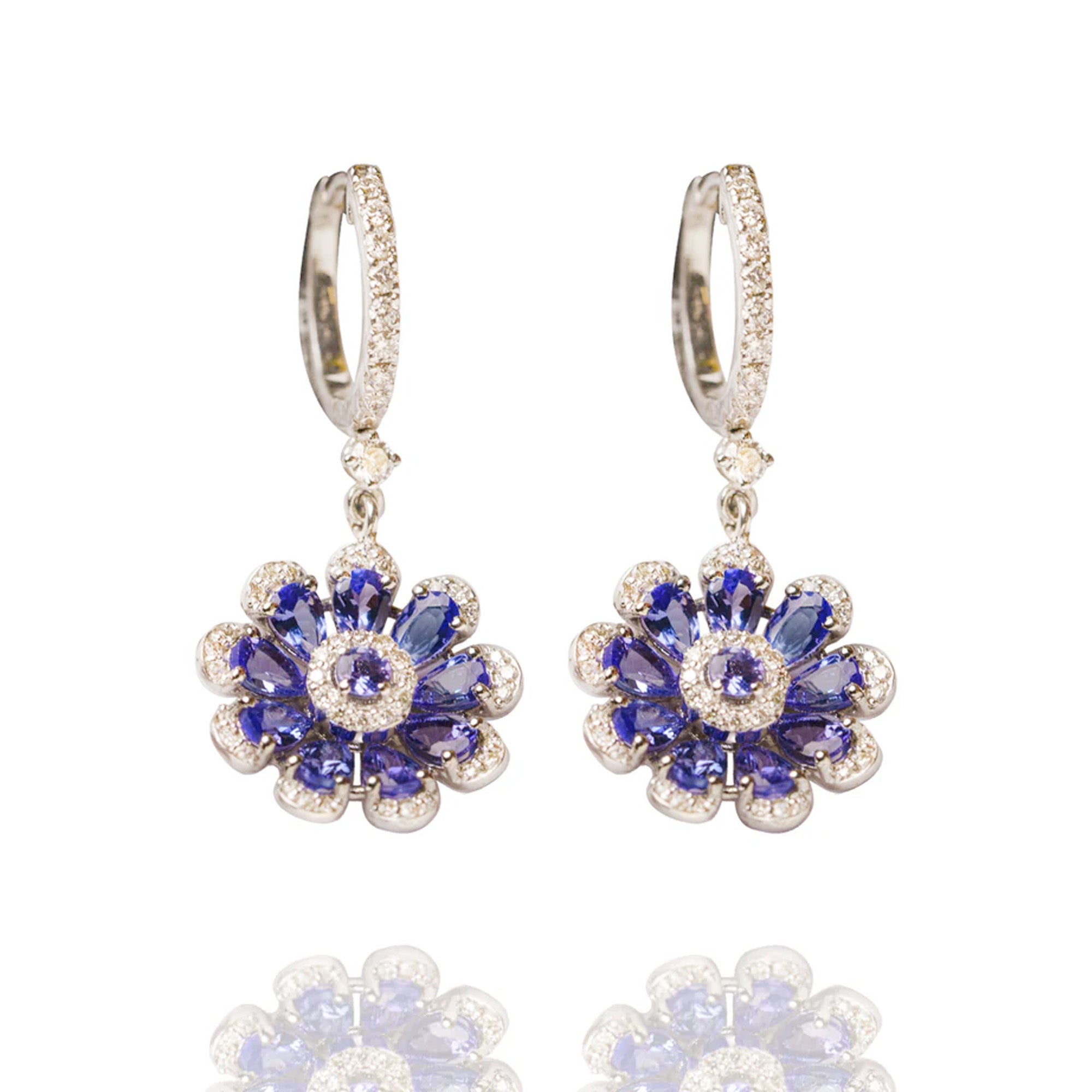 Fiora Diamond Tanzanite Earrings