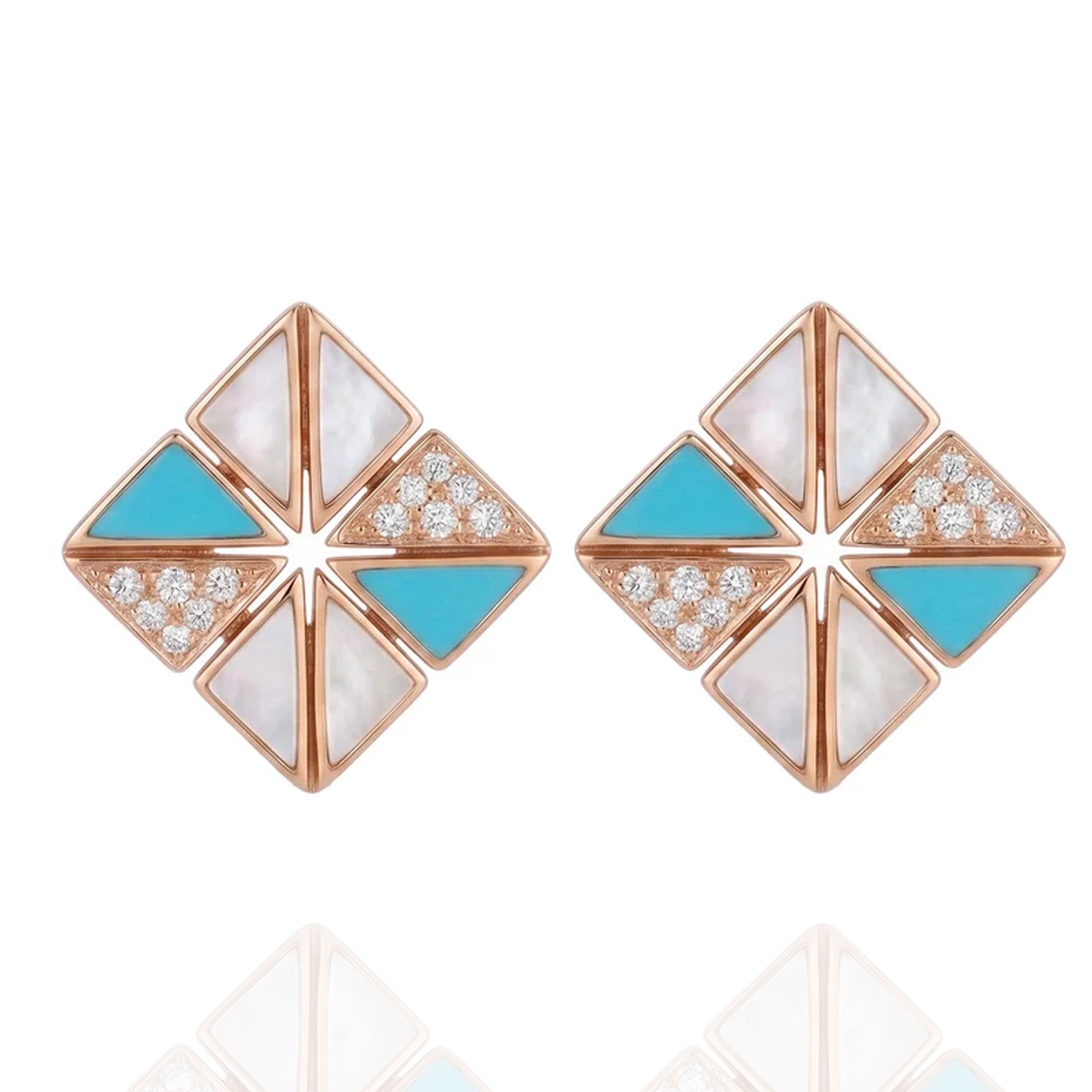 Fragments of Sky Diamond Earrings