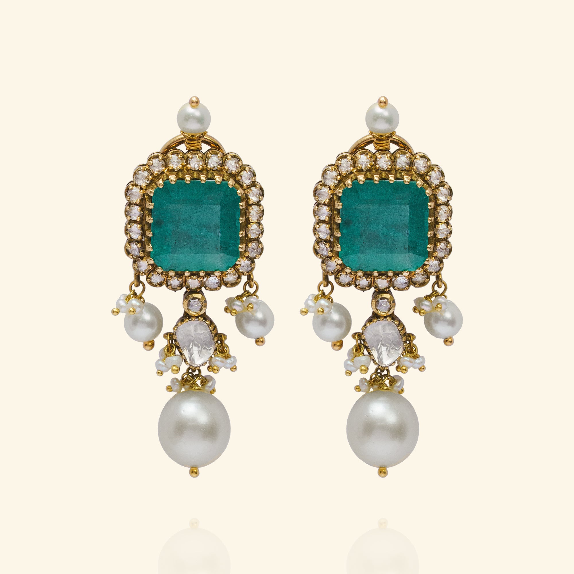Mehya Emerald Earrings