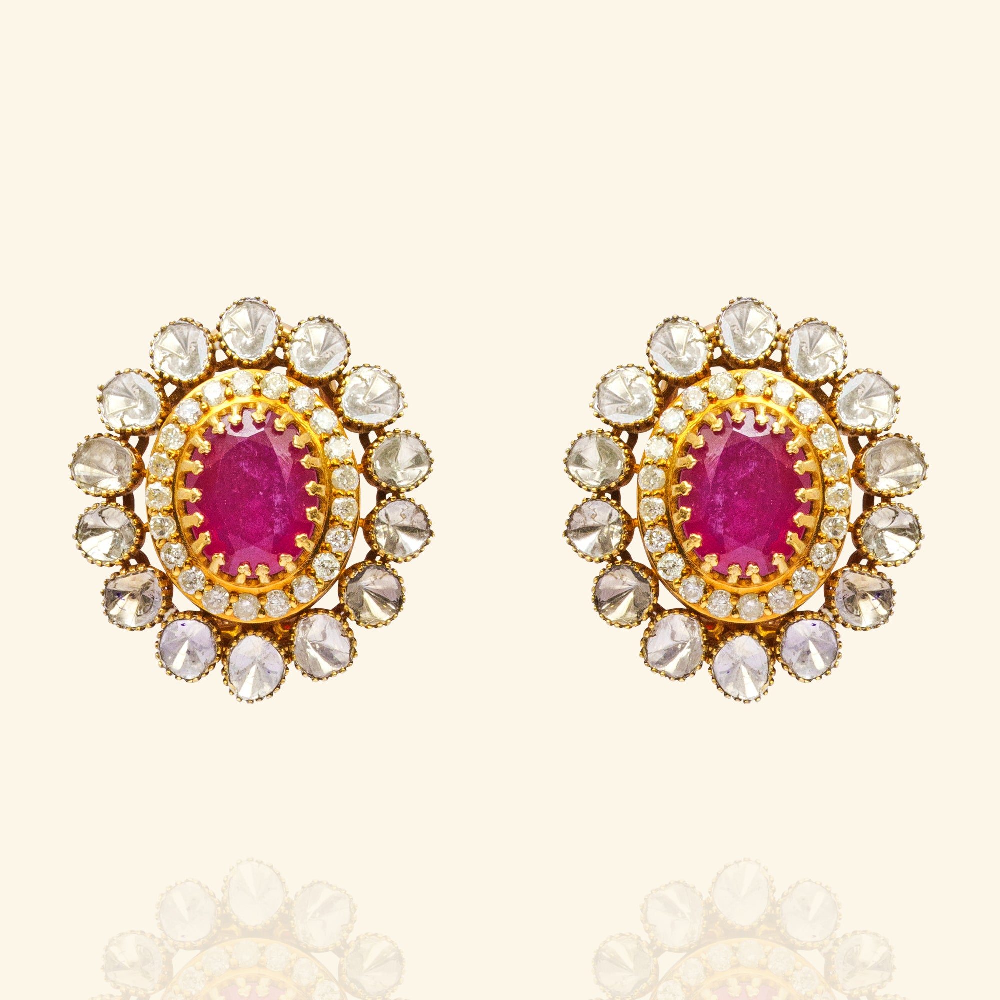 Meheran Ruby Earrings