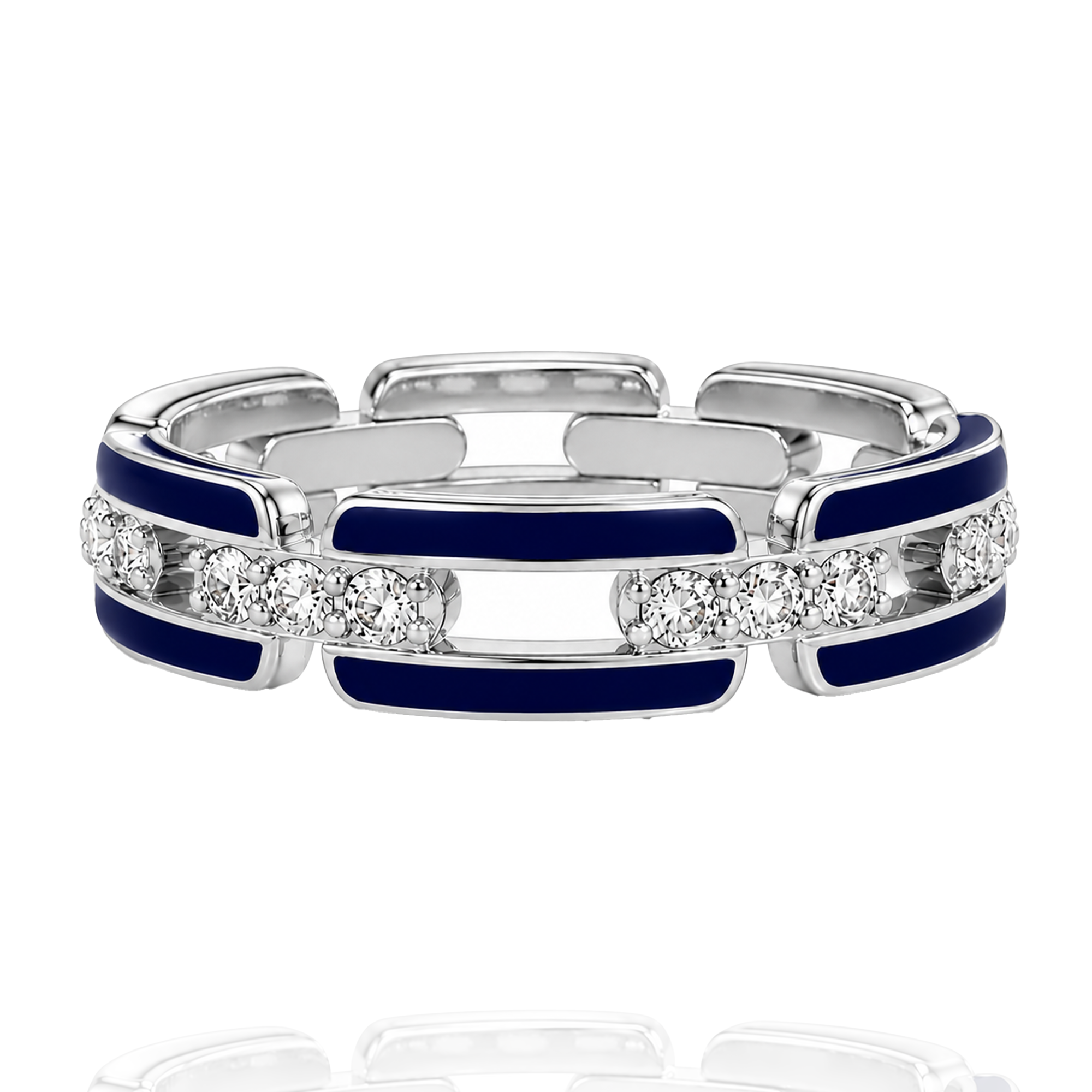 Gilded Loop Diamond Ring