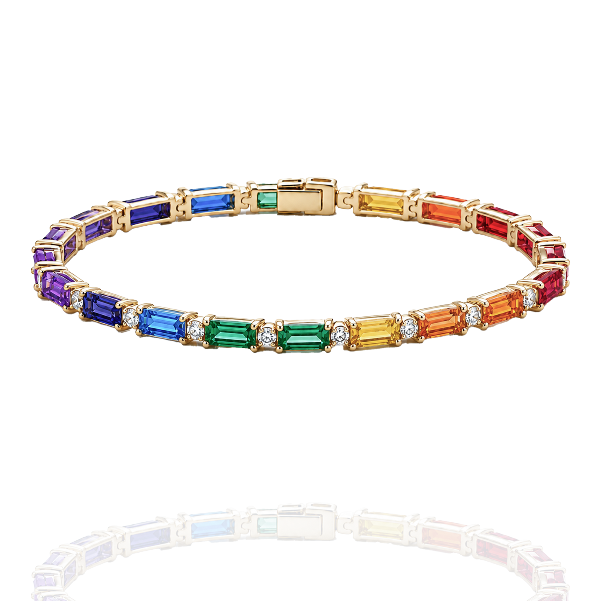 Hue Loop Tennis Bracelet