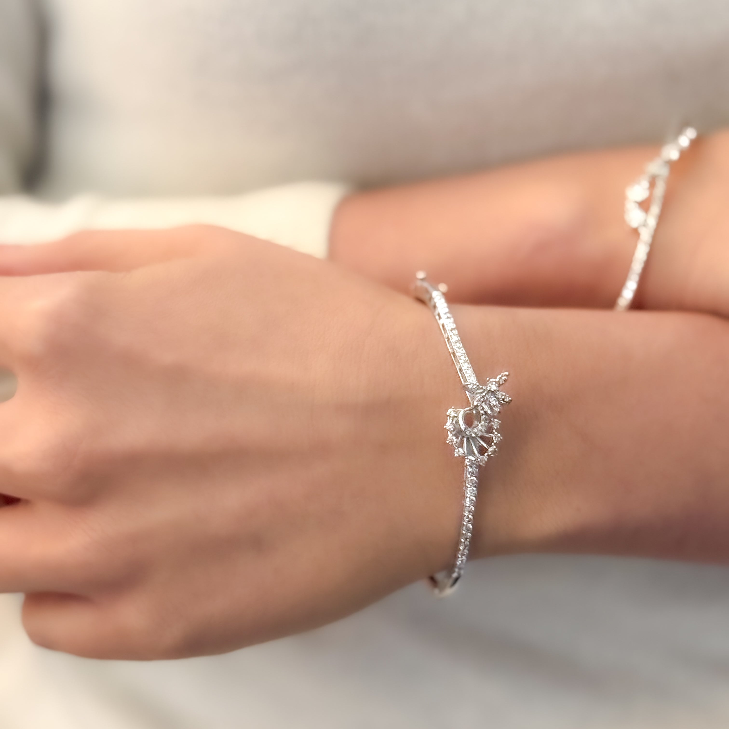 Serenity Diamond Bangle