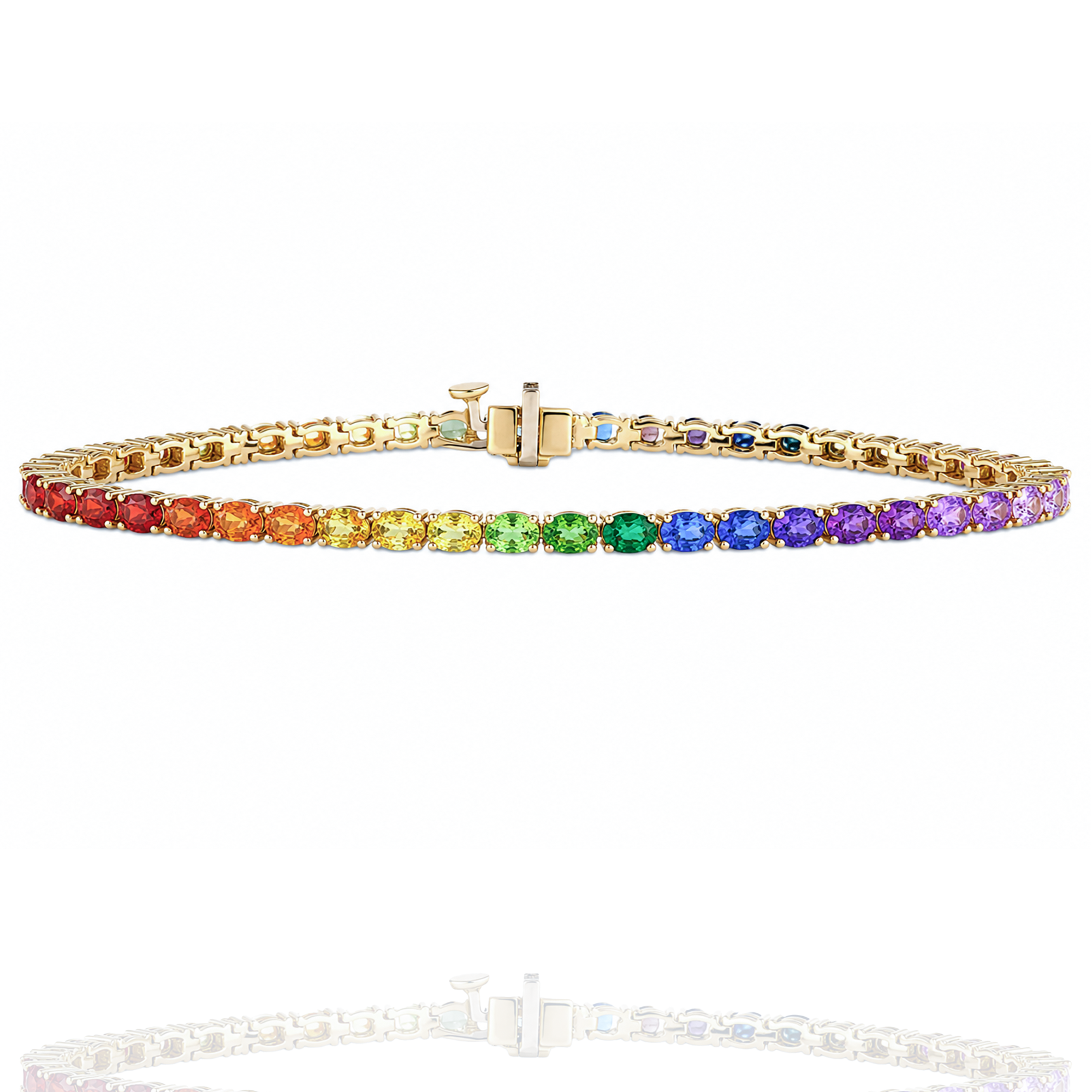 Iris Link Tennis Bracelet