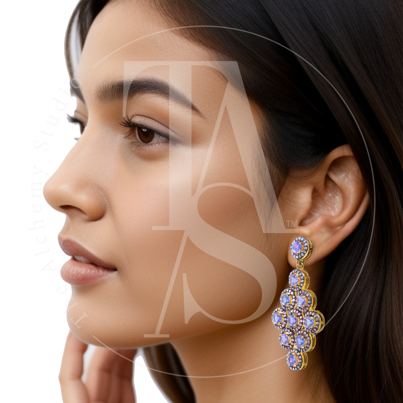 Iris Tanzanite Earrings