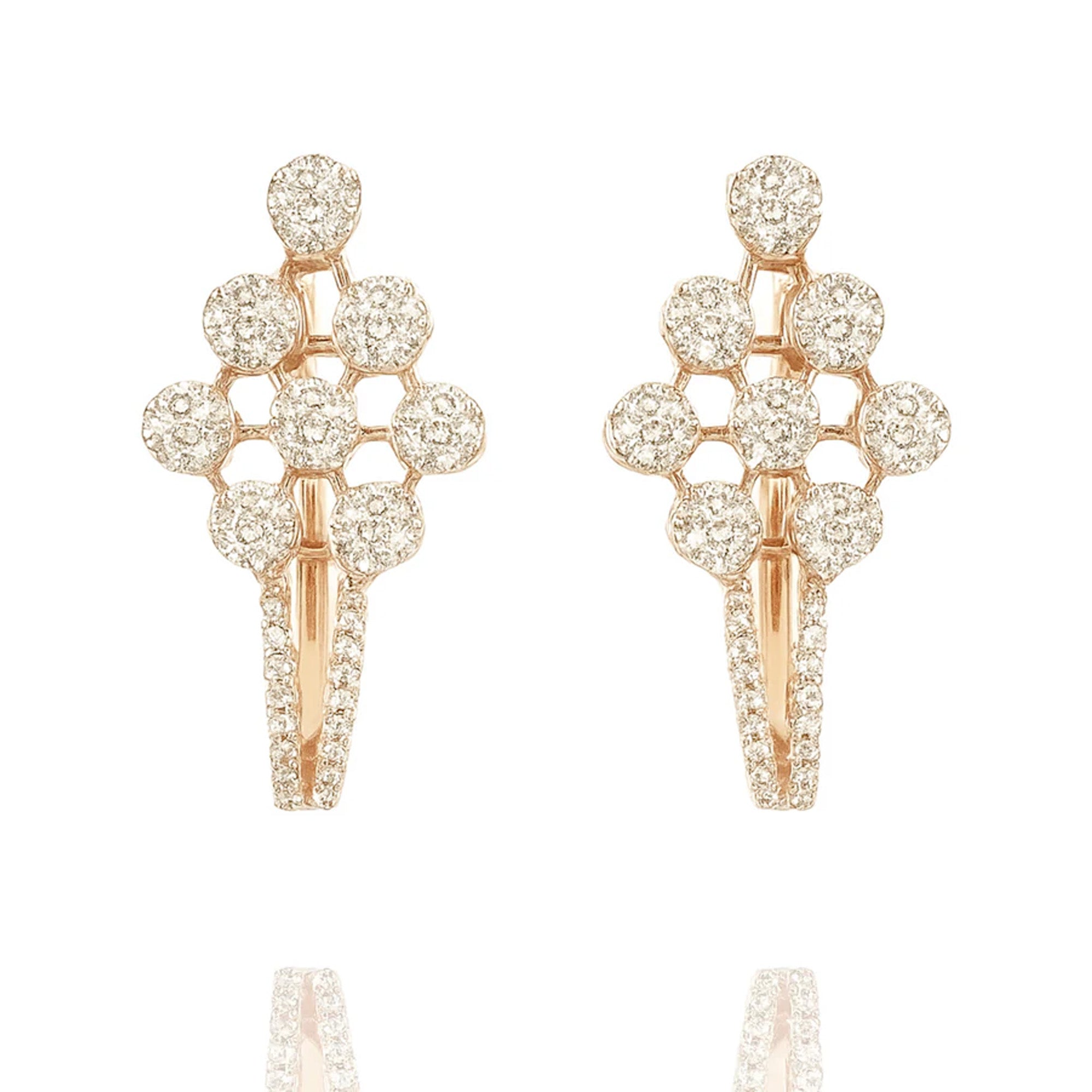 Lunara Detachable Diamond Earrings
