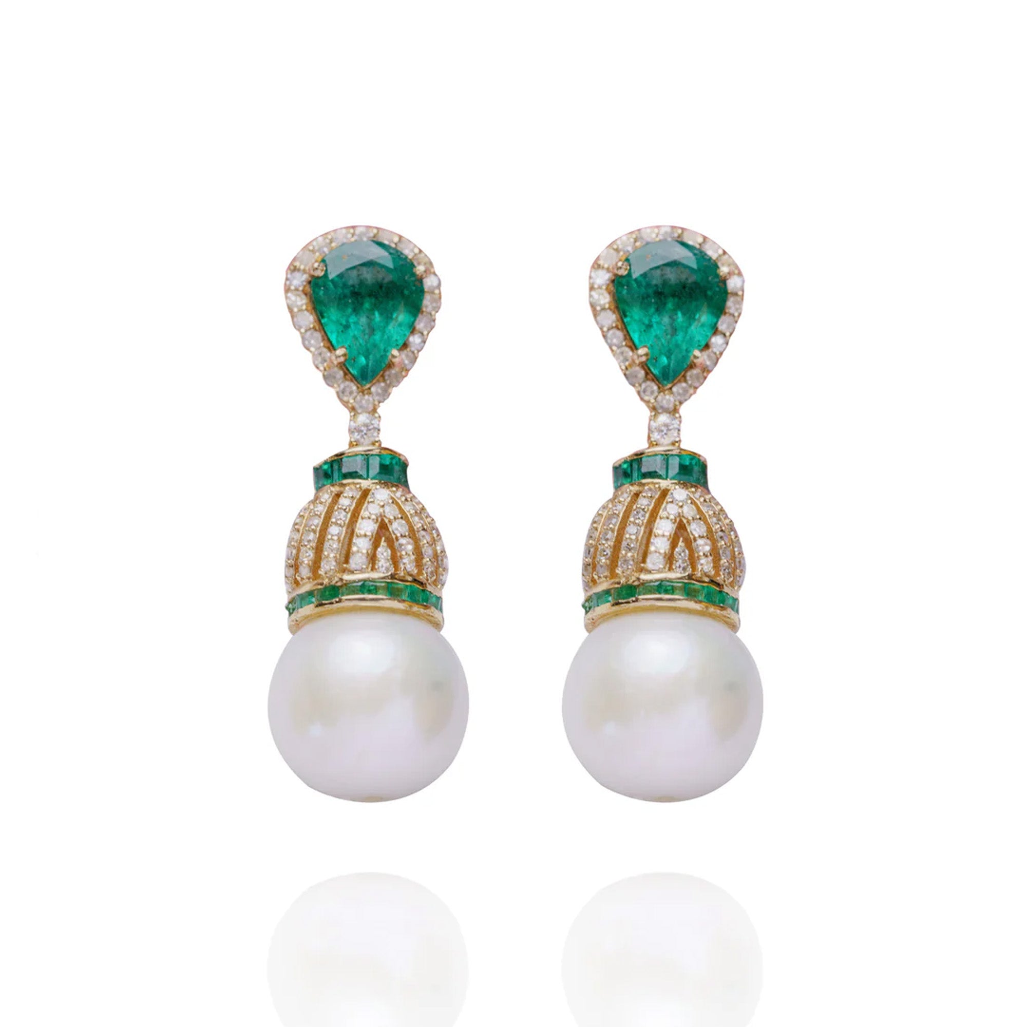 Nova Verte Diamond Emerald Earrings