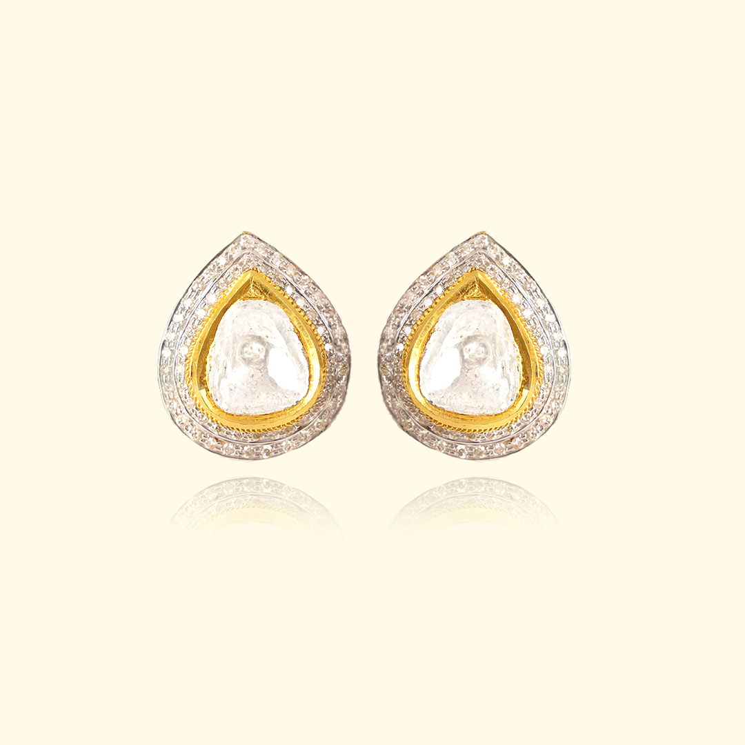 Dual Diamond Drop Studs