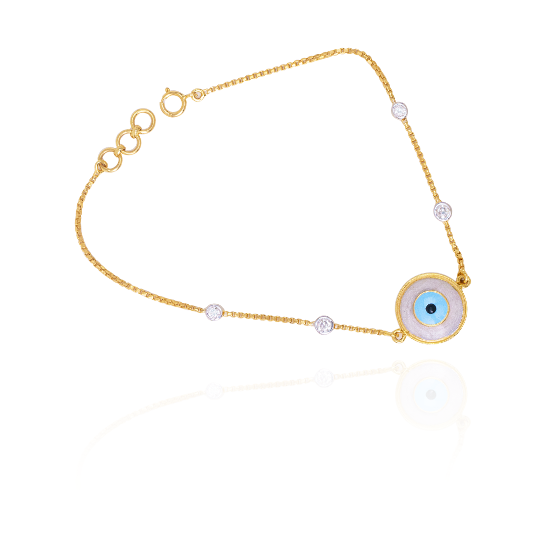 Round Evil Eye Bracelet