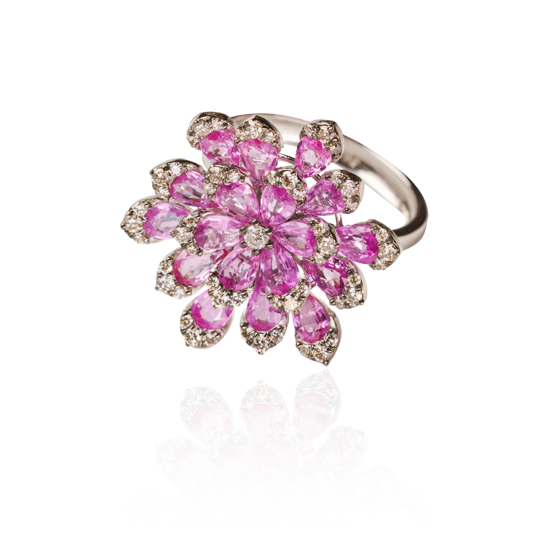 Fiora Pink Sapphire Ring