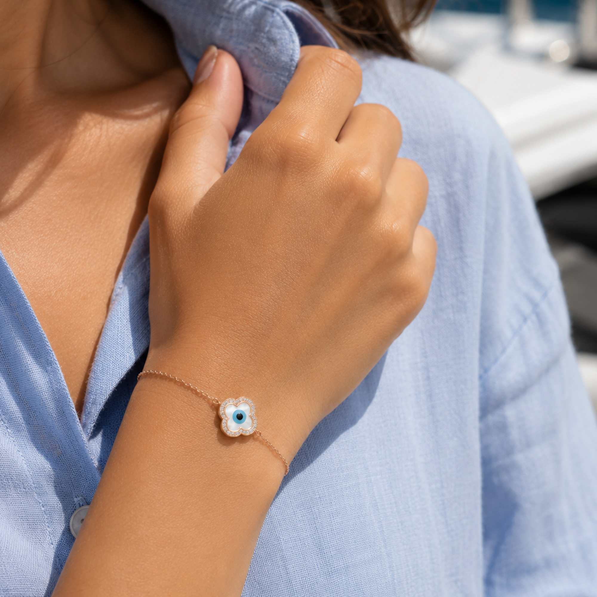 Sacred Bloom Diamond Bracelet
