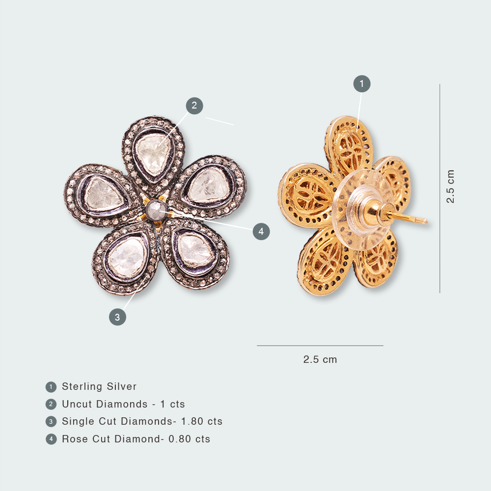 Samara 5 Petal Studs