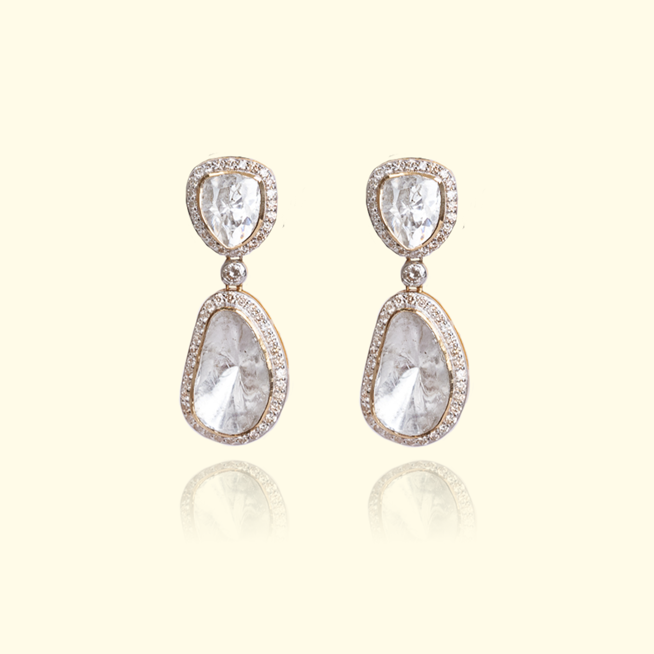 Starlight Polki Diamond Earrings