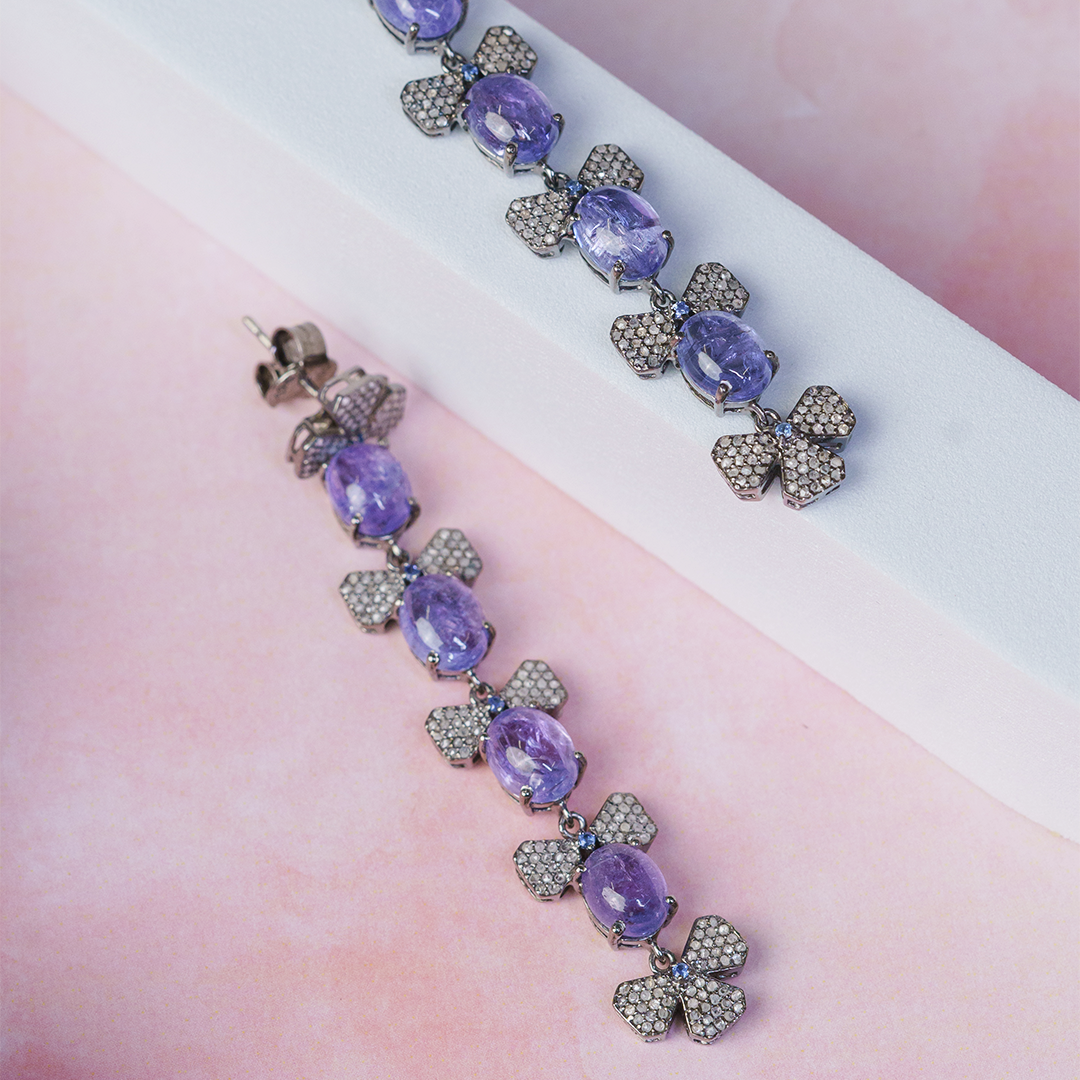 Ethera Diamond Tanzanite Earrings