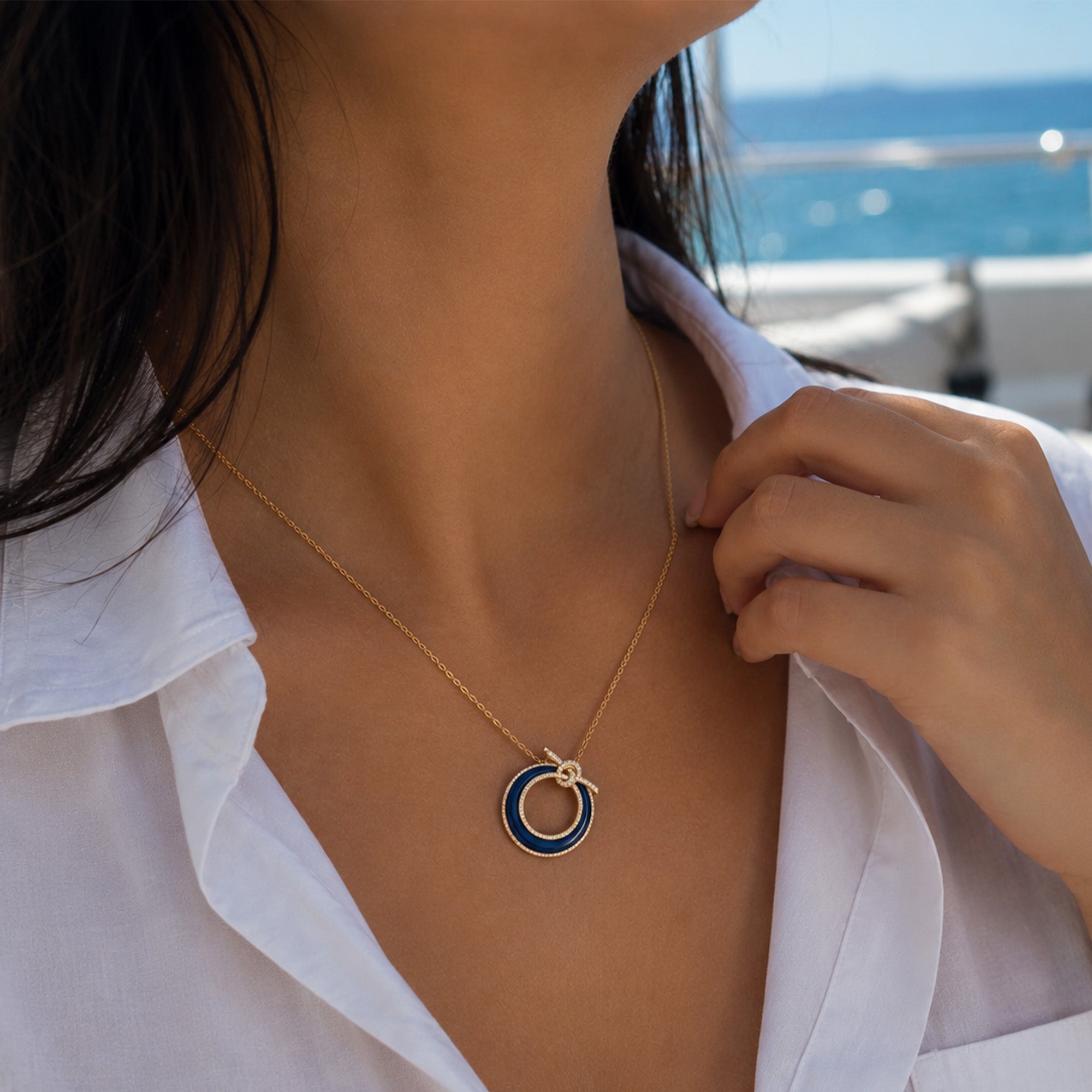 Tied to You Diamond Necklace