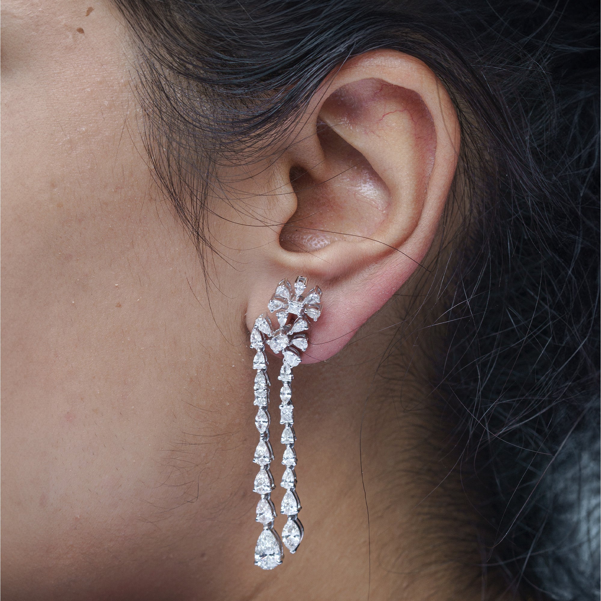 Lilliana Lab Diamond Dangling Earring