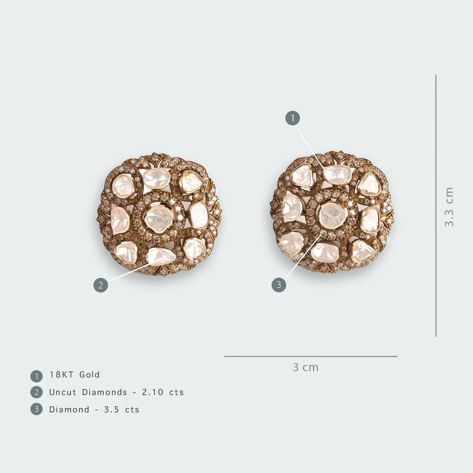 Meher Victorian Earrings