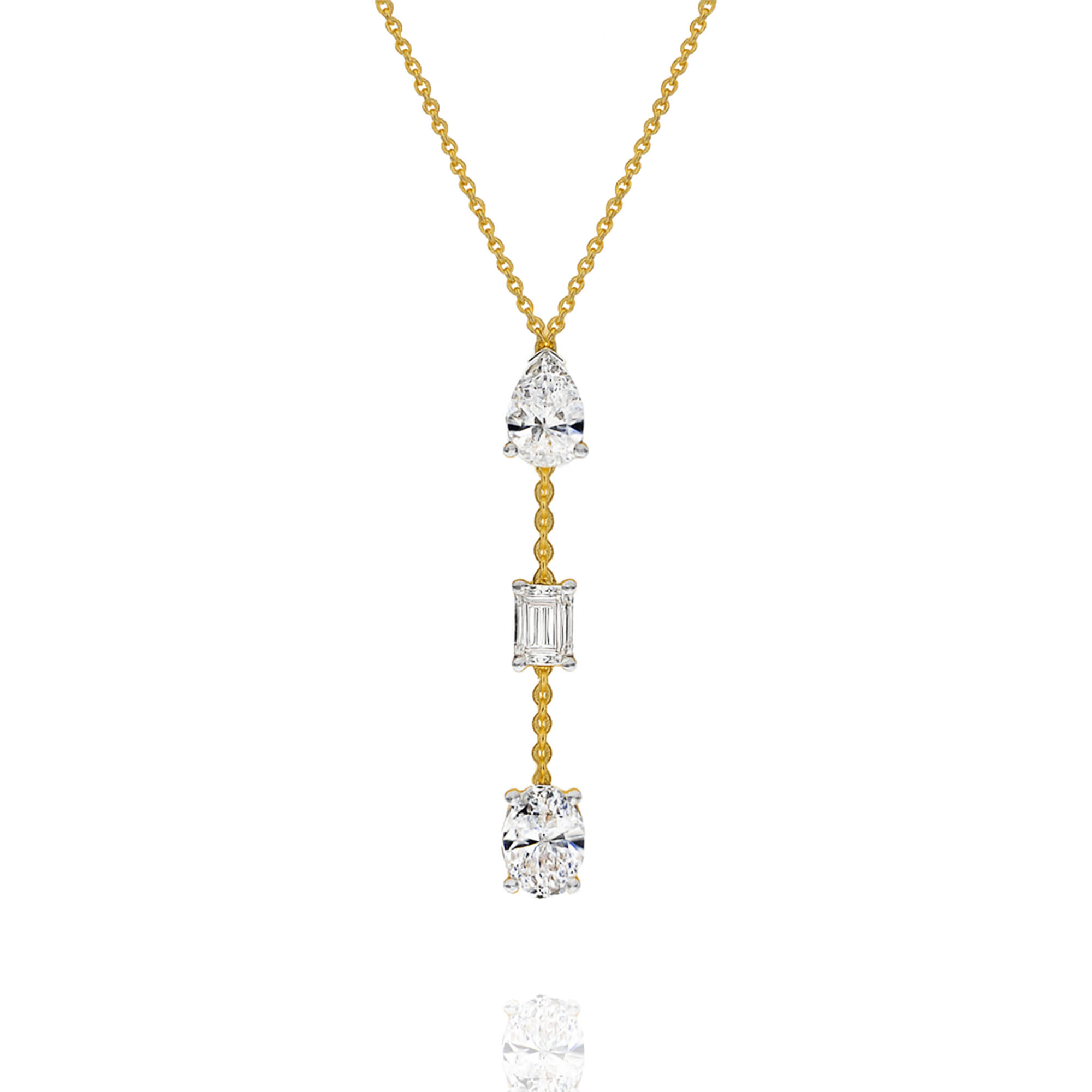 Lab-Grown Solitaire Solène Necklace