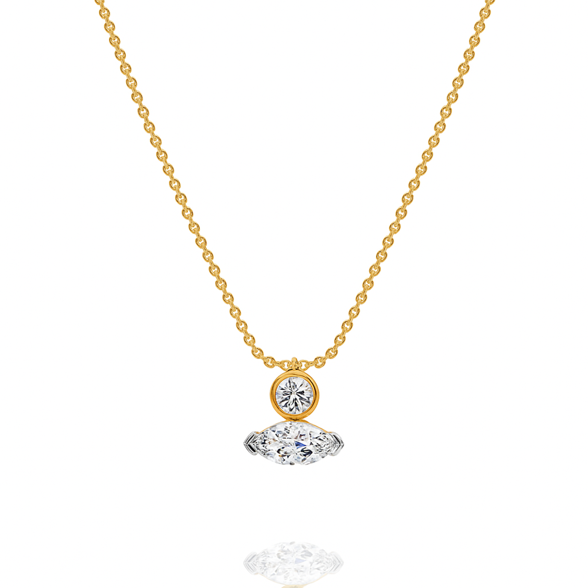 Lab-Grown Solitaire Bijou Pendant
