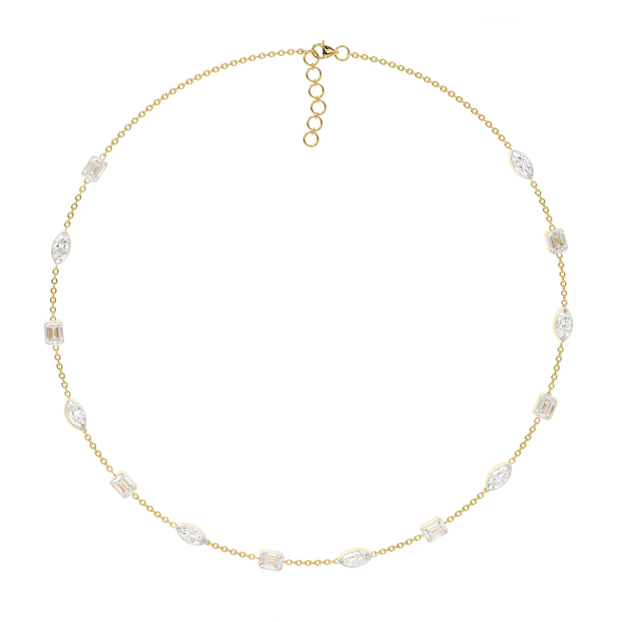 Lab-Grown Solitaire Liora Necklace