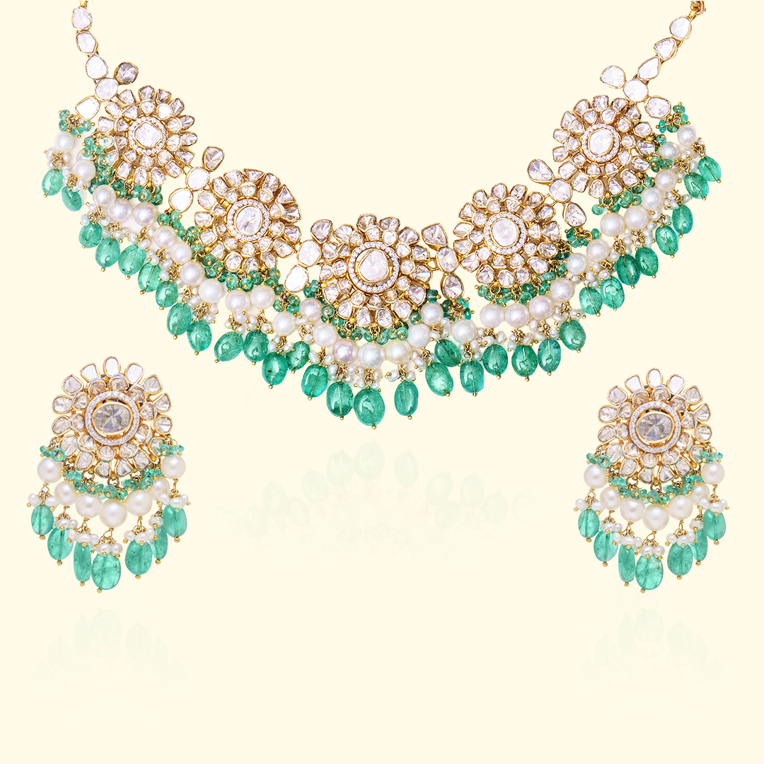 Fursat Earrings and Necklace set