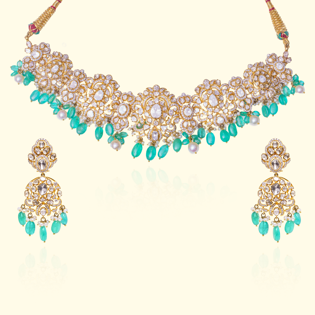 Filigree Earrings & Necklace Set