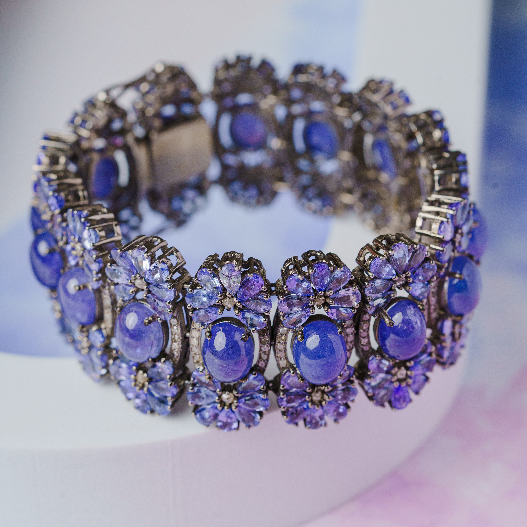 Hyacinthia Diamond Tanzanite Bracelet