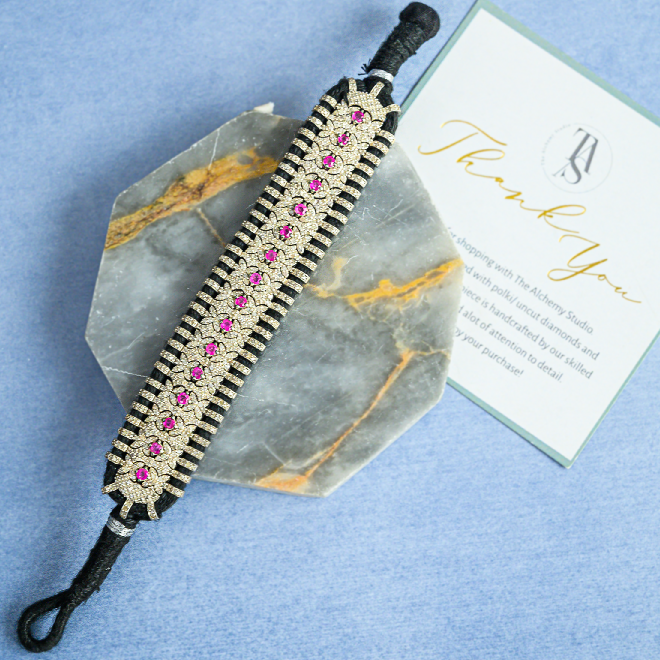 Prisca Diamond Ruby Bracelet