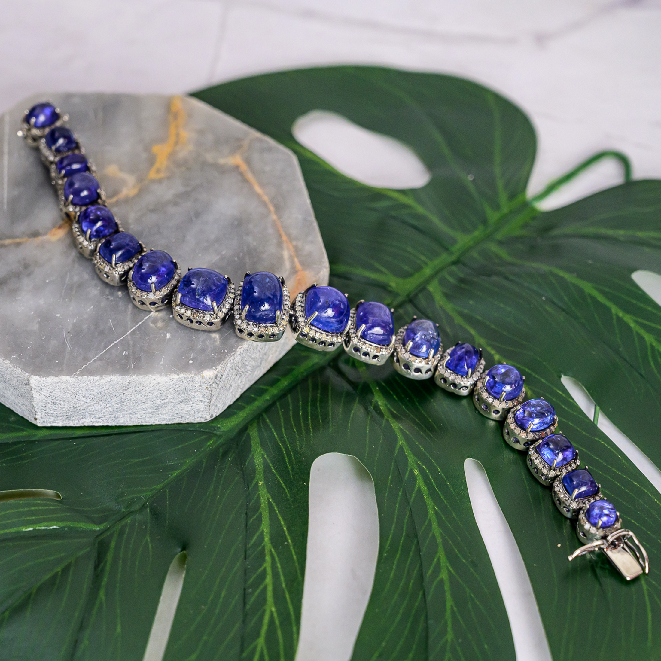 Rhysa Diamond Tanzanite Bracelet