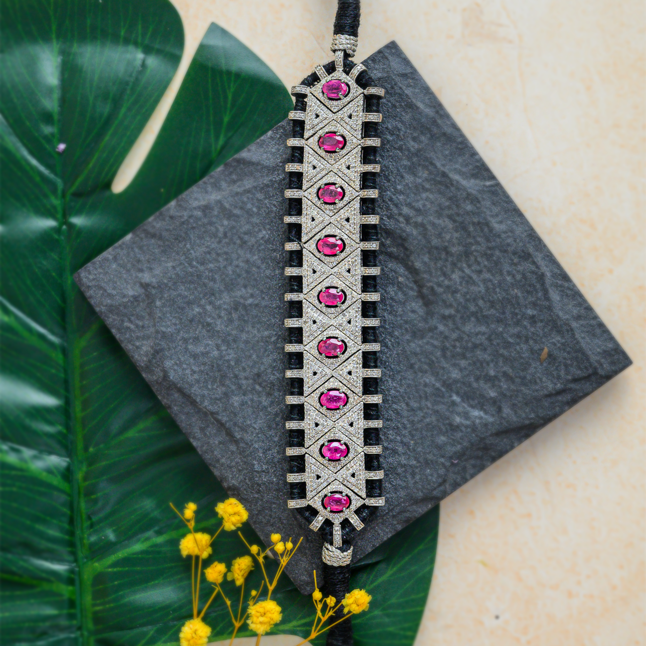 Lois Diamond Ruby Bracelet