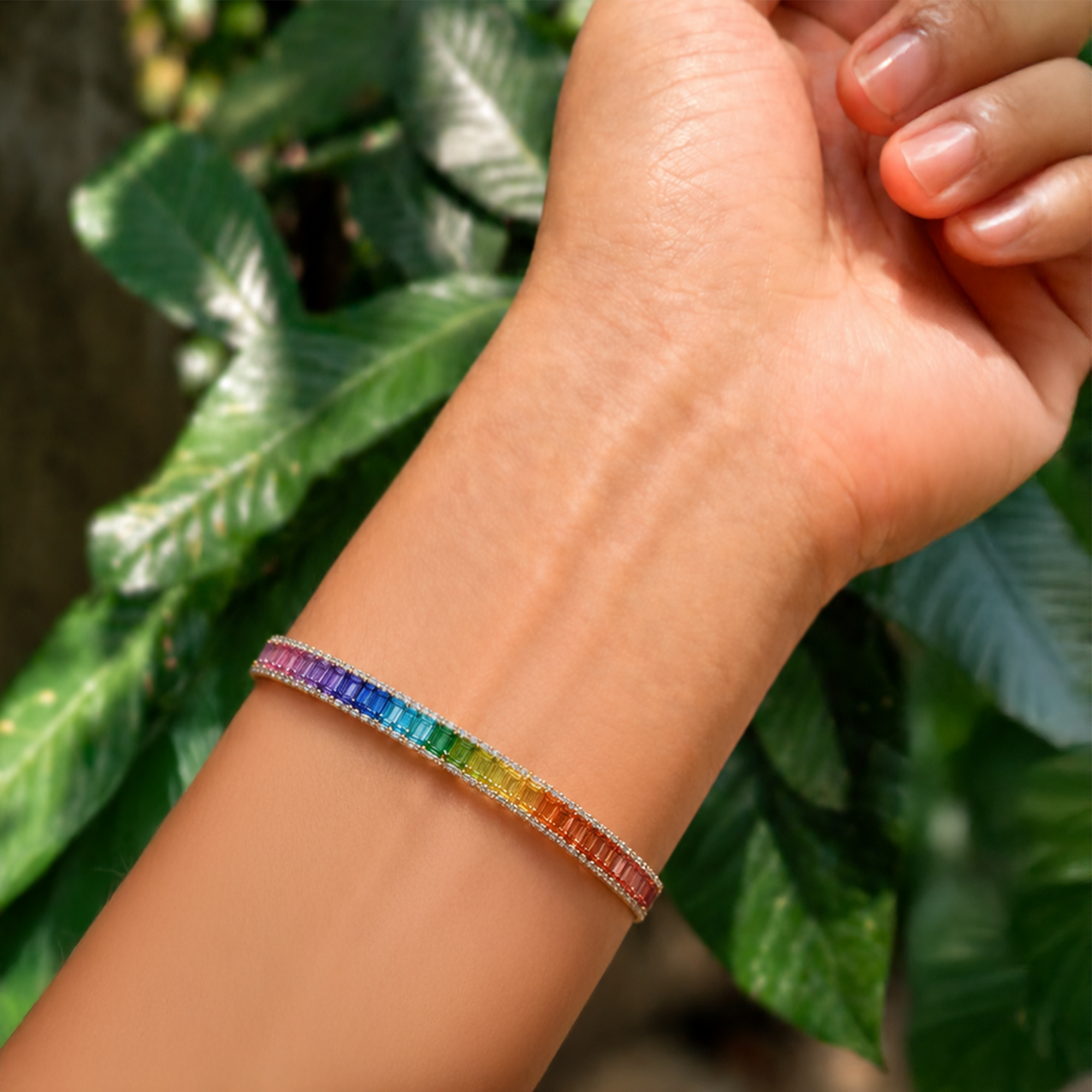 Tint Track Tennis Bracelet