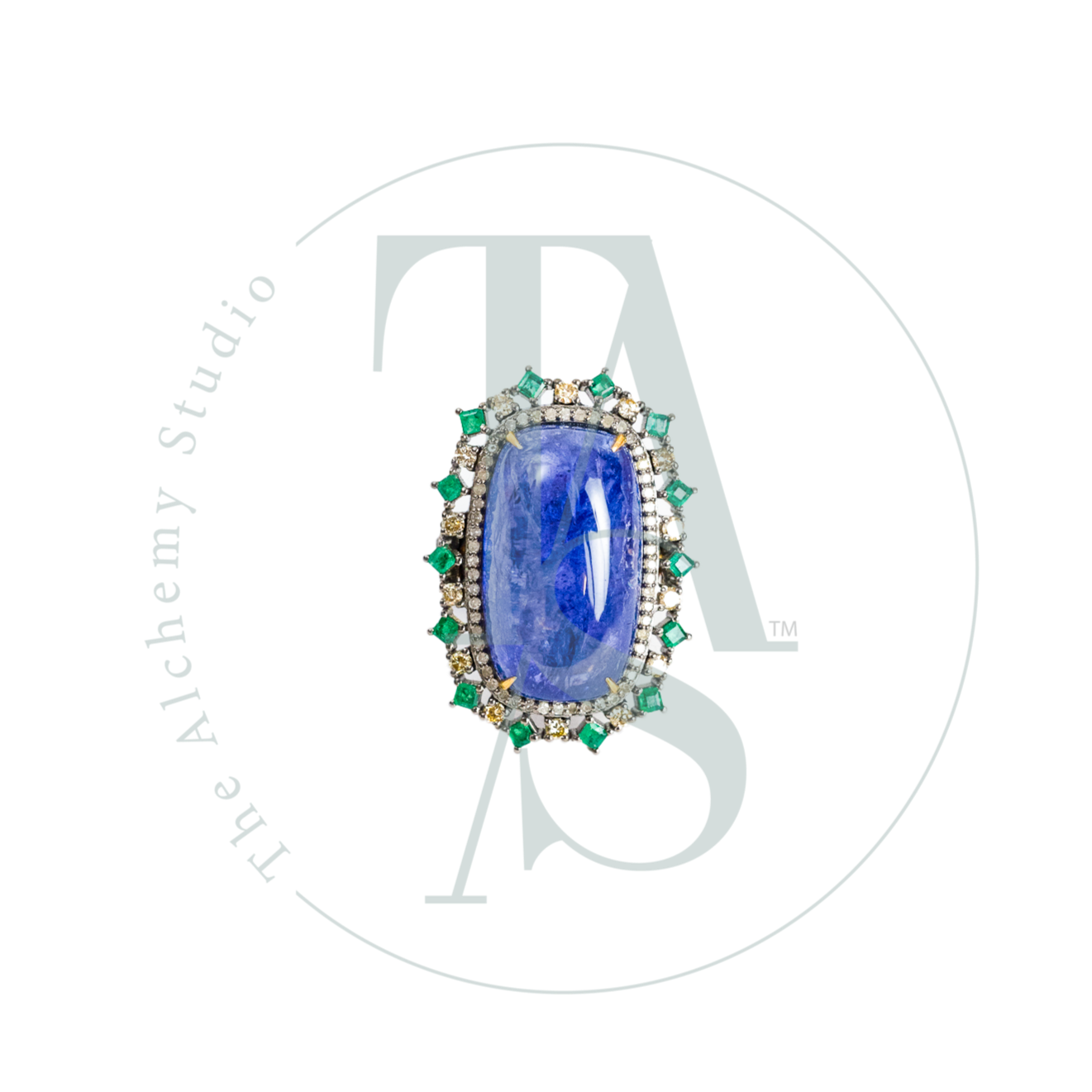 Constella Tanzanite and Diamond Cocktail Ring
