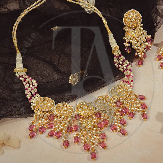 22kt Gold Tamara Uncut Diamond Necklace