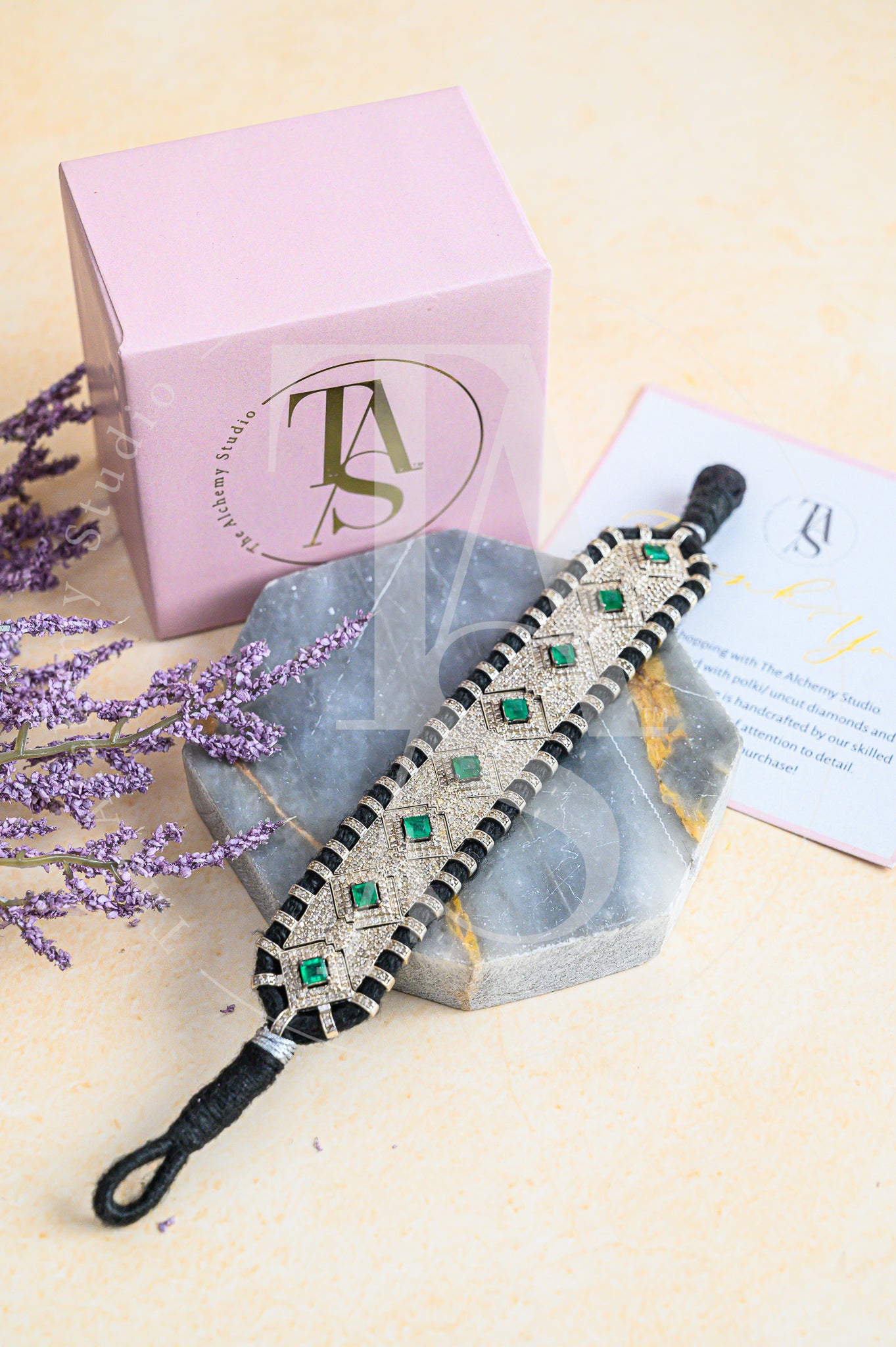 Chiara Emerald and Diamond Bracelet