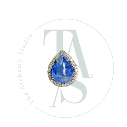 Ines Tanzanite and Diamond Cocktail Ring
