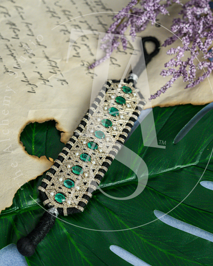 Mireya Emerald and Diamond Bracelet