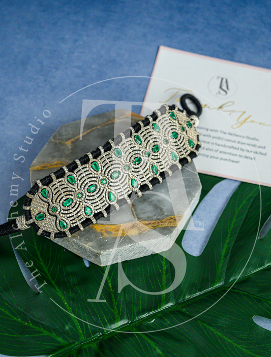 Althea Emerald and Diamond Bracelet