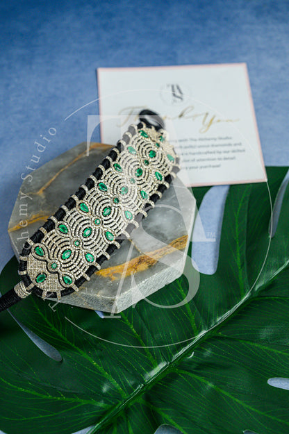 Althea Emerald and Diamond Bracelet