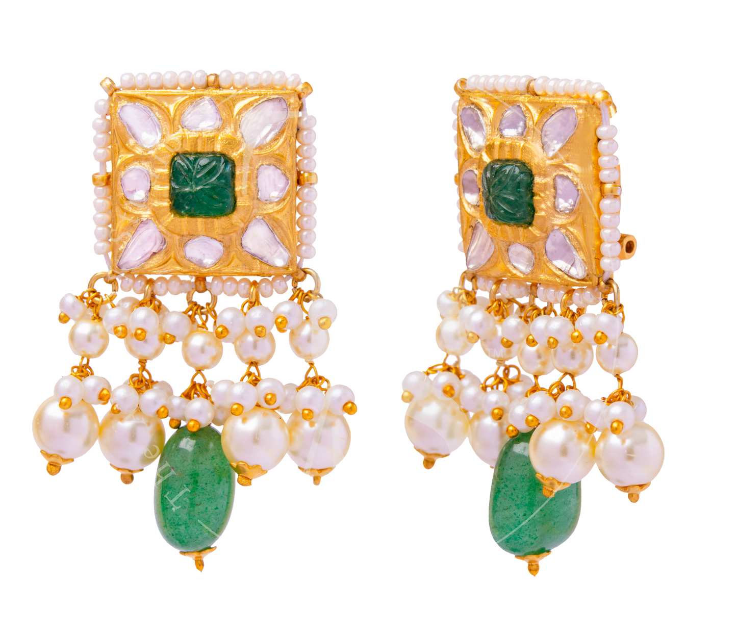 Nadia Uncut Diamond Earrings
